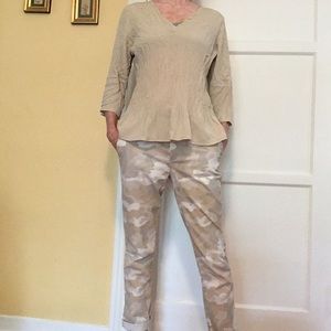 Babette light beige blouse